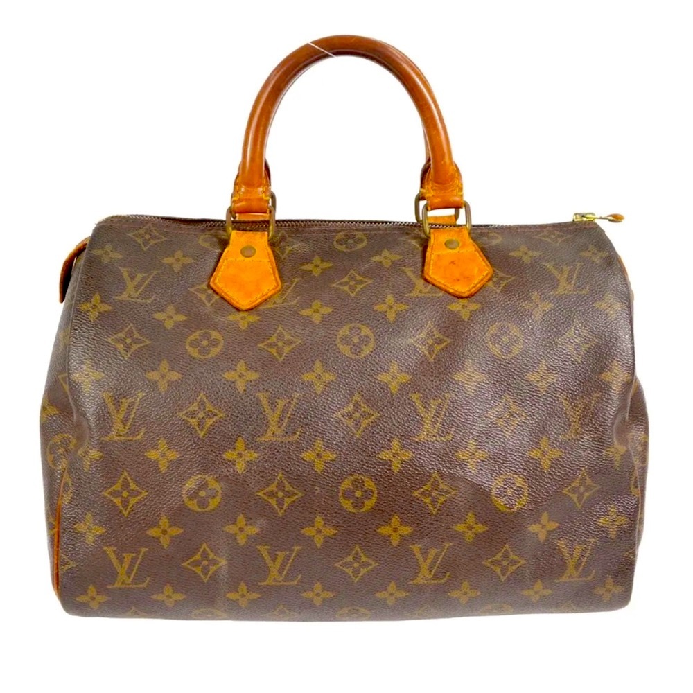 LOUIS VUITTON SPEEDY 30 HANDBAG PURSE MONOGRAM CANVAS